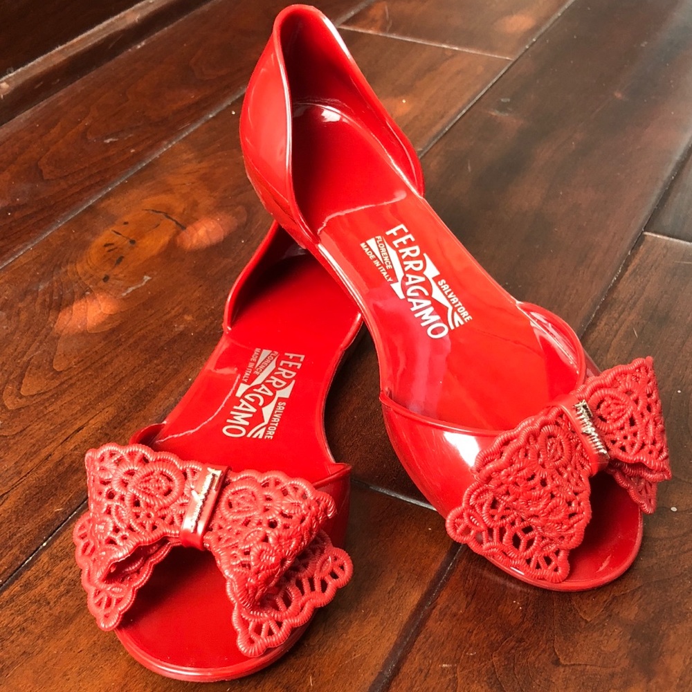 ❌S⛔️LD‼️ Salvatore Ferragamo Ballet Jelly Flats